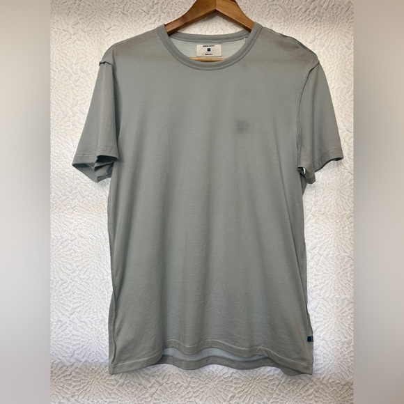 Jason Scott Raymond Crew Tshirt Small Light Blue Classic Soft 100% Pima Cotton - Picture 11 of 11